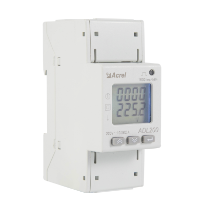 ADL200  DIN Rail single Phase electric power metering device energy meter with RS485 modbus RTU