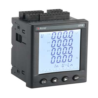 APM801/MCP  3 phase multifunction panel power energy meter with profibus-DP SD harmonics